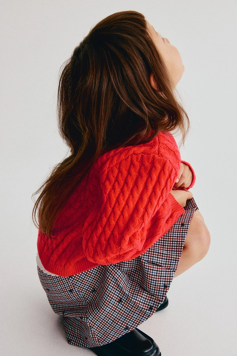 Cable-Knit Cardigan