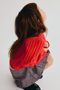 Cable-Knit Cardigan