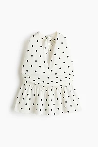 Peplum Halterneck Top
