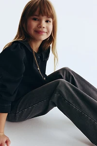 Wide Denim-look Pants