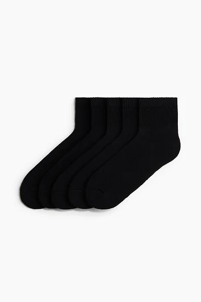 5-Pack Short Socks with Lycra®