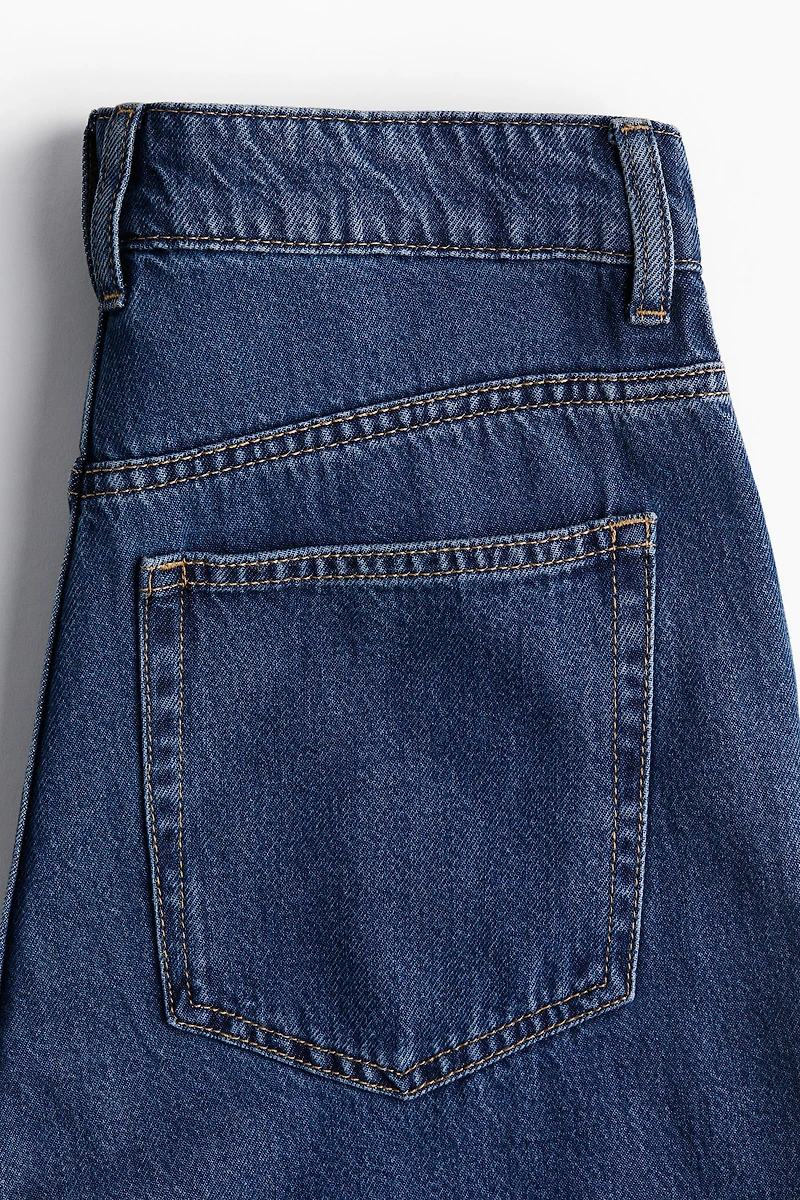 Jean ample à la taille haute
