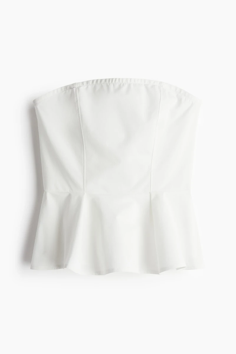 Haut bandeau péplum