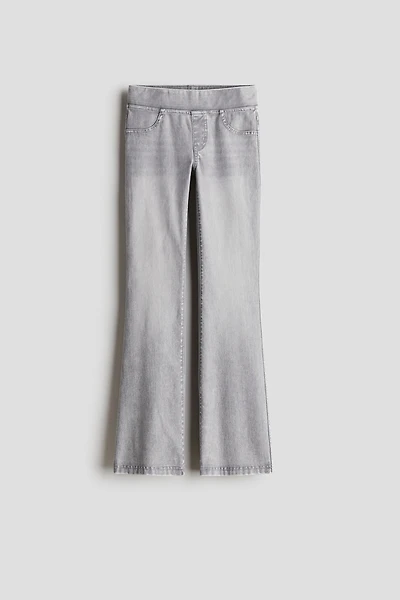 Flared Jersey Pants