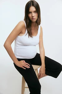 MAMA Ankle-Length Interlock Pants