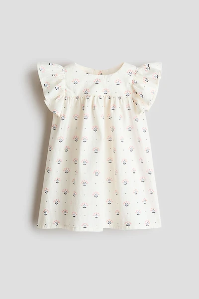 Patterned Empire-Waist Dress