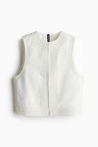 Vest with Embroidery