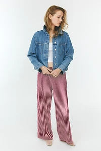 Straight-Leg Drawstring Pants