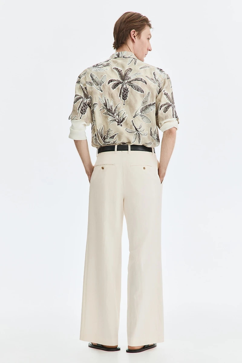 Loose-Fit Wide-Leg Pants