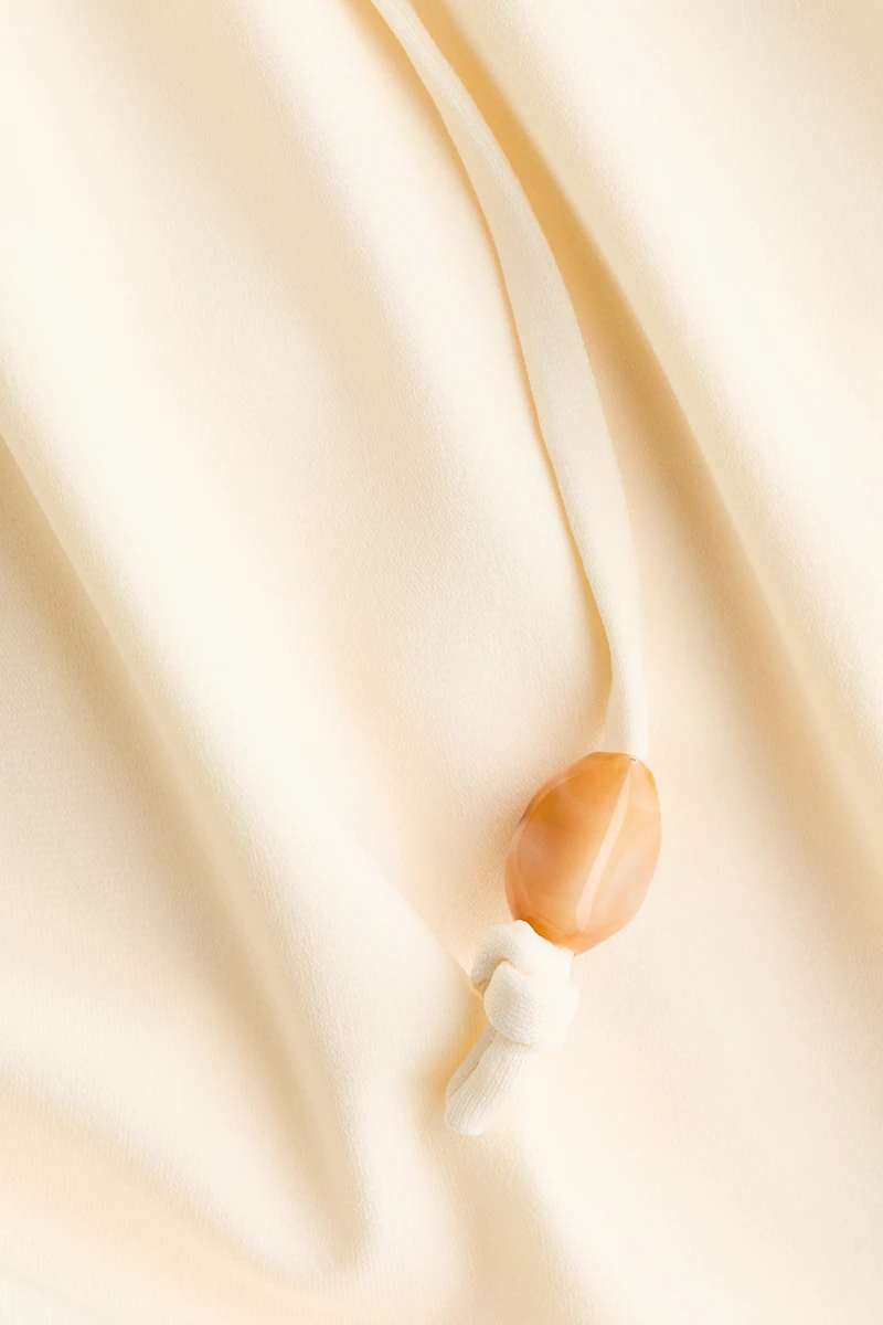 Draped Halterneck Bodysuit