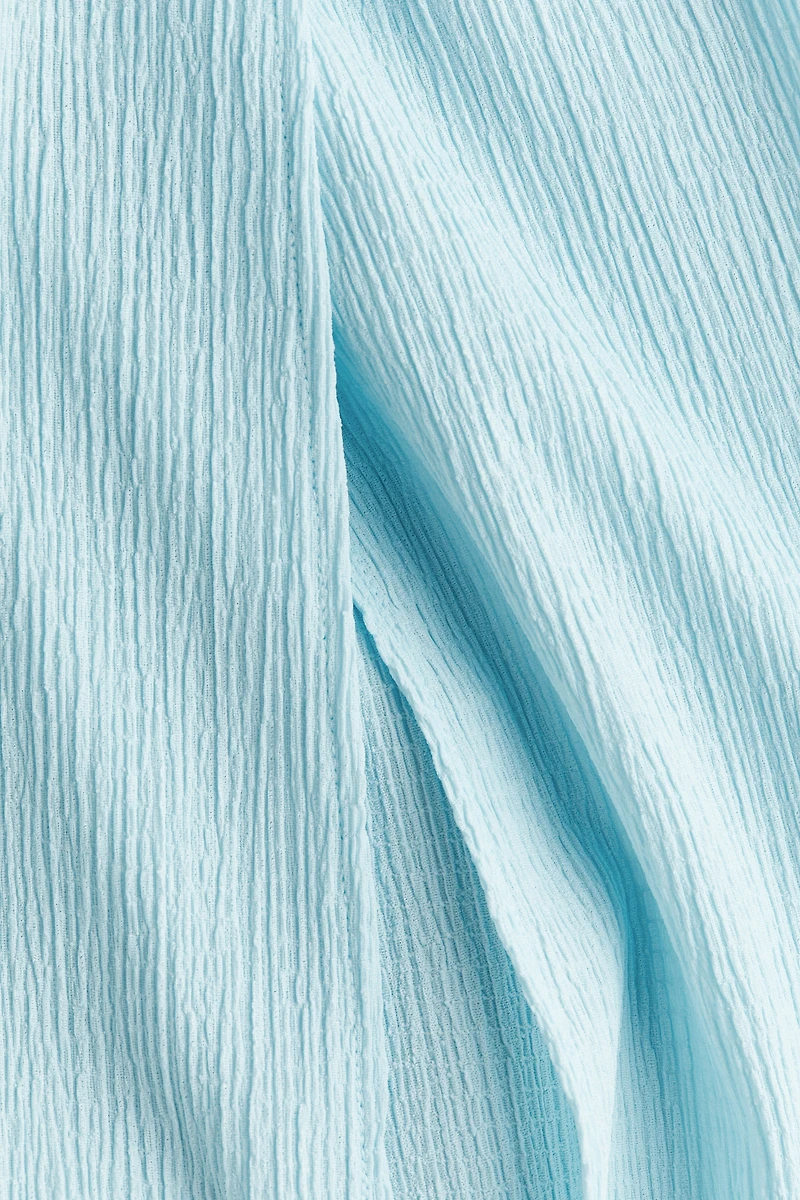 Wide Wrap-Detail Pants