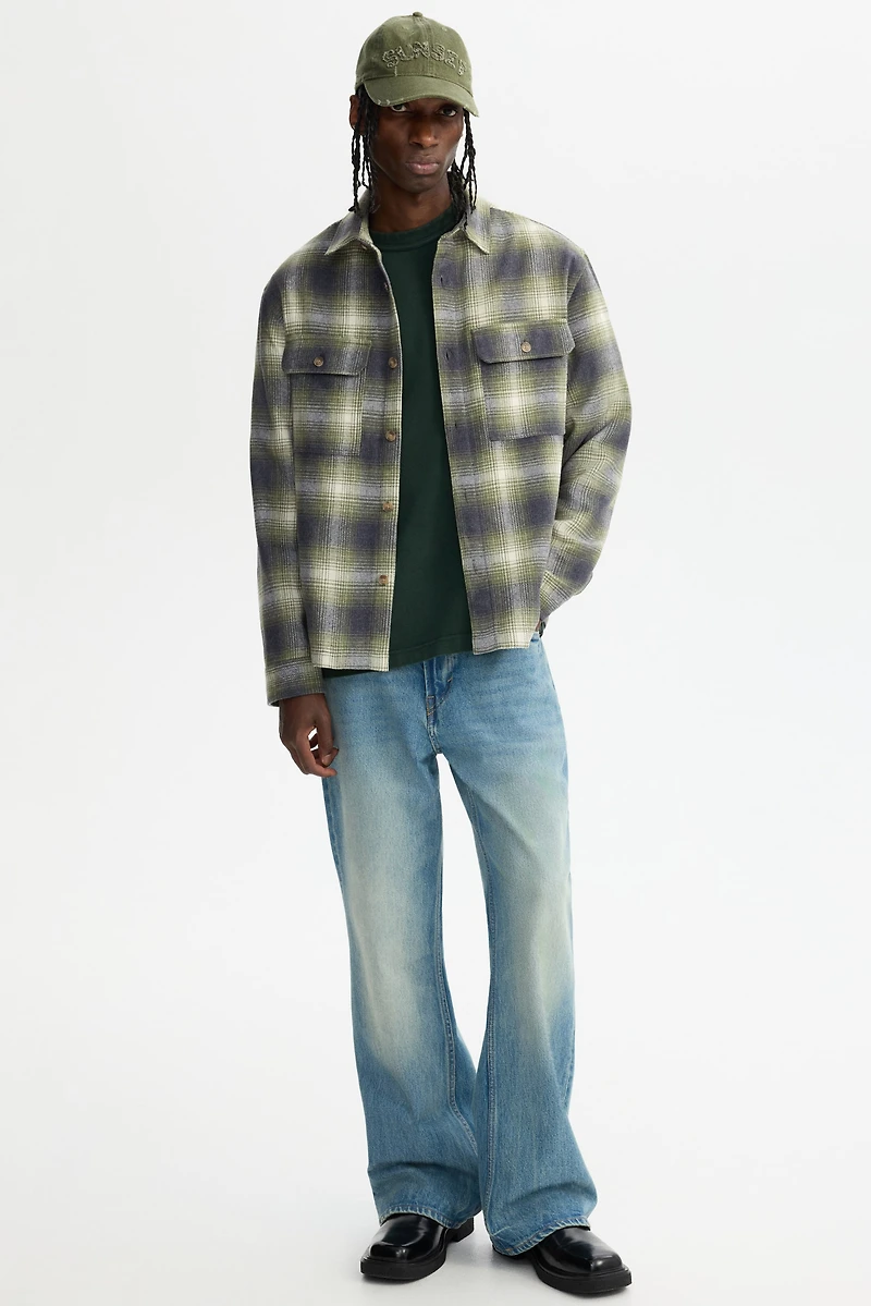 Regular-Fit Flannel Overshirt
