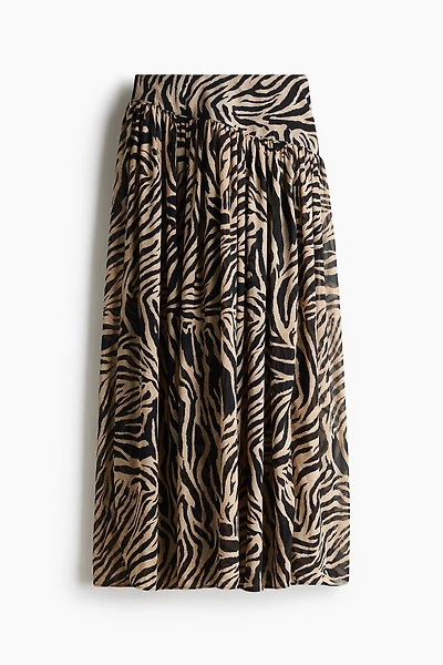 Jupe maxi en mousseline