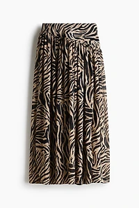 Jupe maxi en mousseline