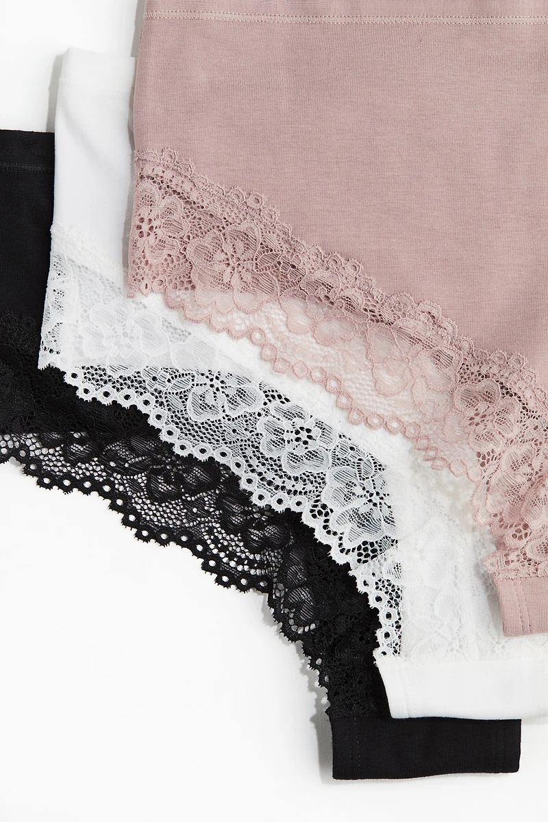 MAMA Lot de 5 culottes Hipster en coton