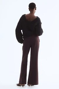 Pantalon habillé évasé