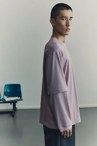 Layered Pima Cotton Shirt