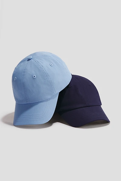 2-Pack Cotton Twill Caps