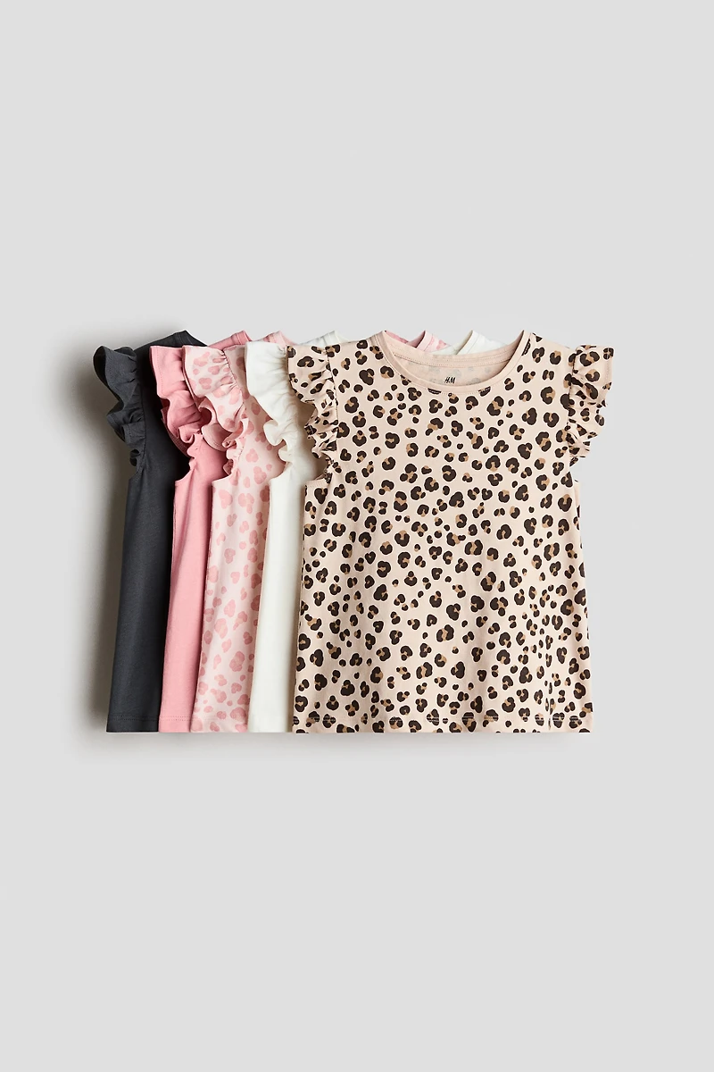5-Pack Flutter-Sleeved Tops