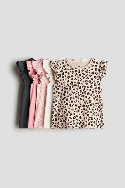 5-Pack Flutter-Sleeved Tops