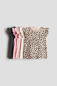 5-Pack Flutter-Sleeved Tops