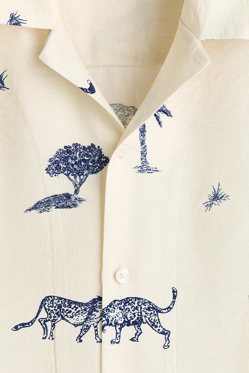 Relaxed-Fit Printed Resort Shirt