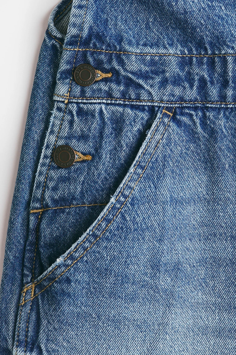 Salopette en denim de coton