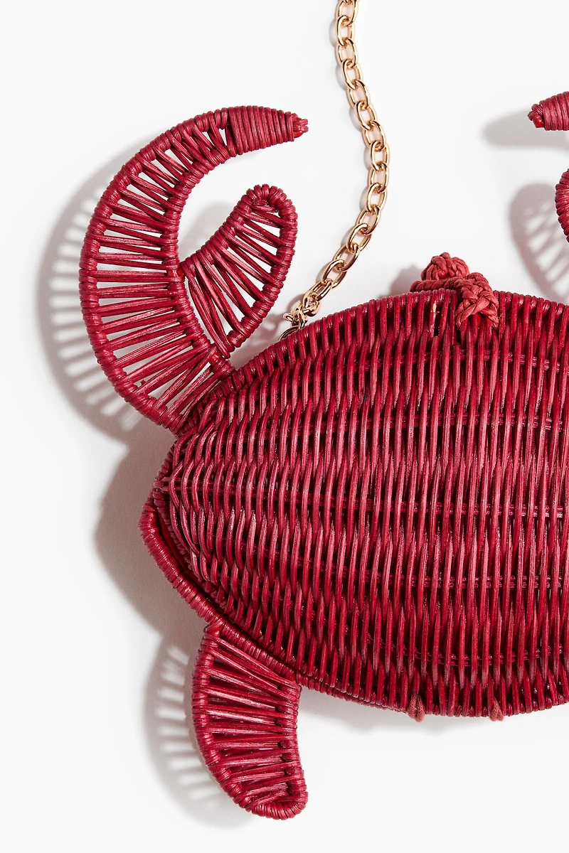 Crab-Shaped Clutch Bag