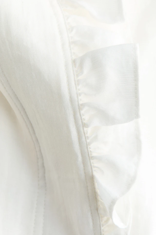 Ruffle-Trimmed Blouse