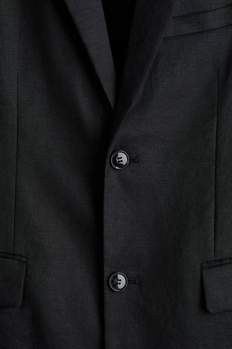 Slim-Fit Linen Jacket