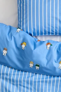Printed Twin Duvet Cover Set