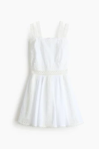 Lace-Detail Strappy Dress