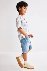 Short ample en denim