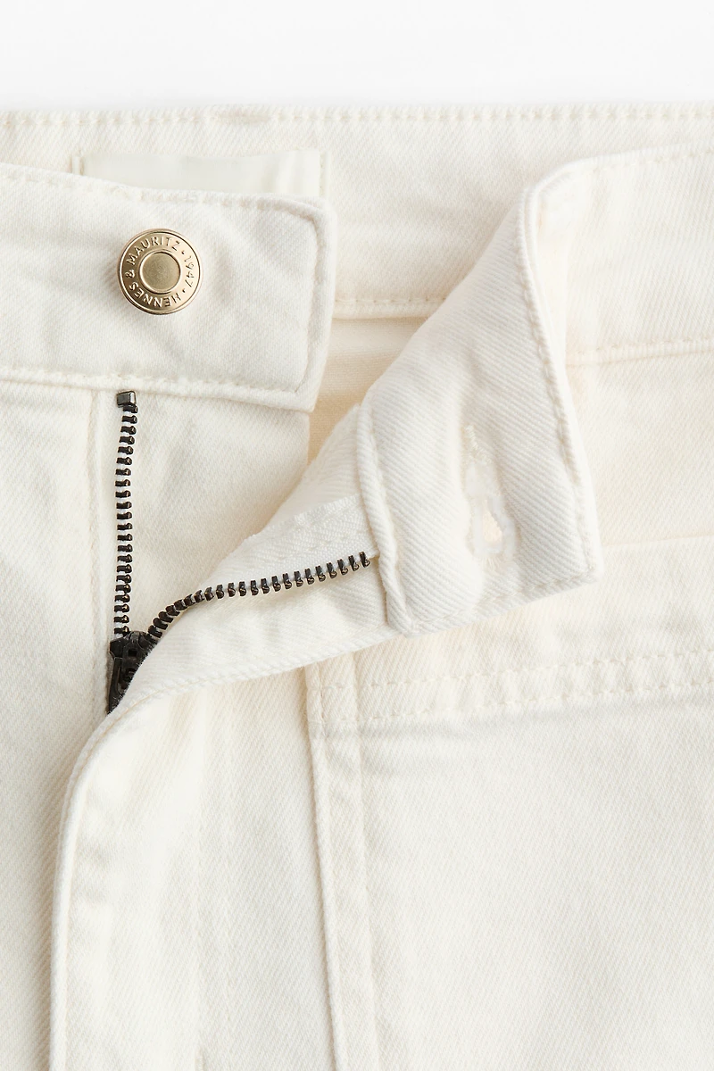 Jean large taille haute