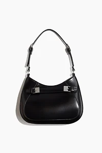 Strap-Detail Shoulder Bag