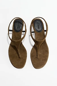 Heeled Suede Sandals