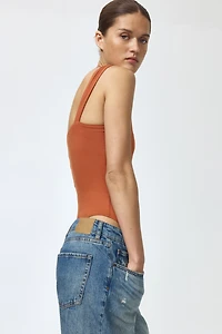 One-Shoulder Thong Bodysuit