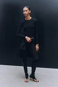 Sheer Stirrup Leggings