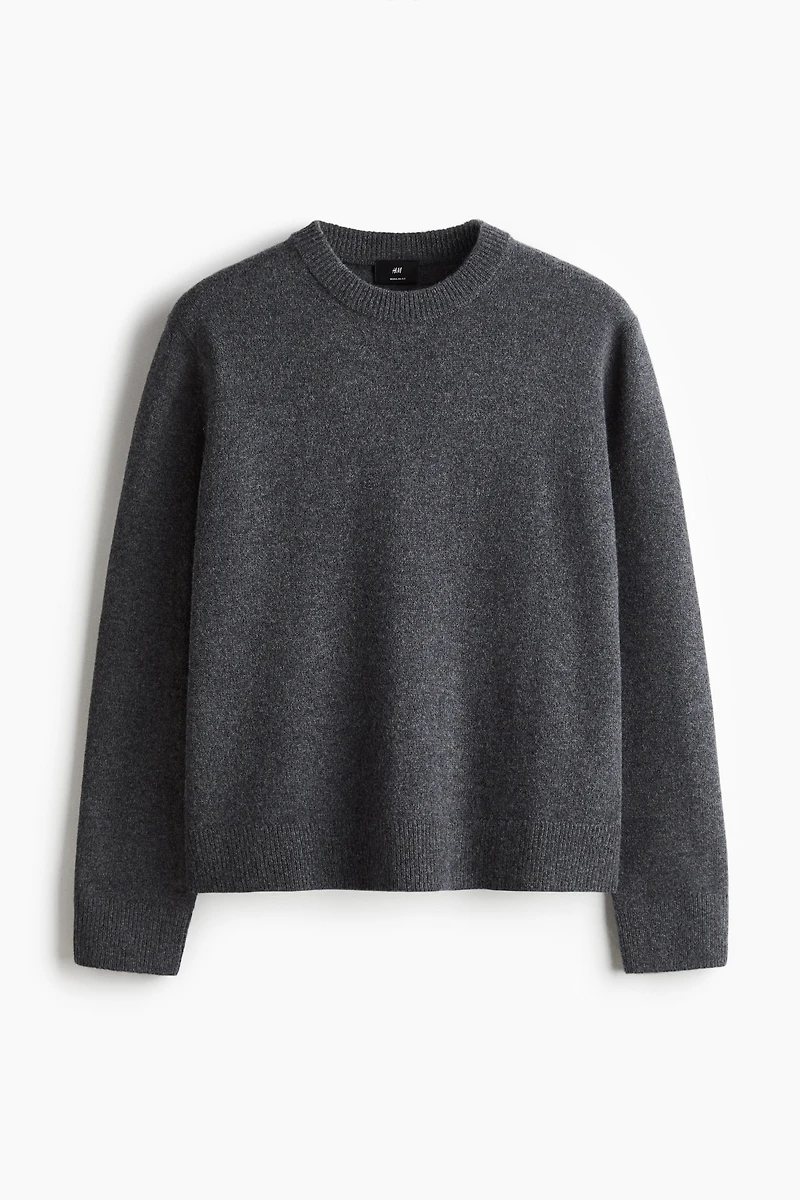 Regular-Fit Fine-knit Wool Sweater