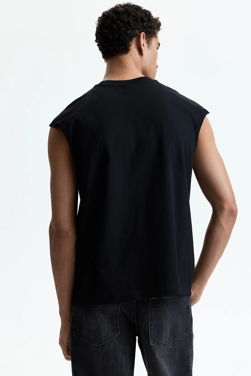 Relaxed-Fit Cotton Tank Top