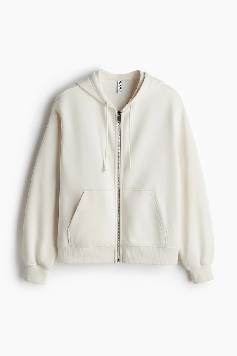 Veste à capuchon glissière