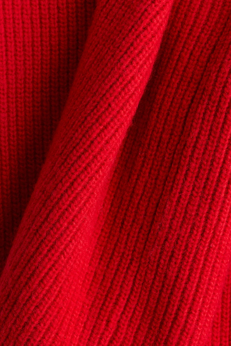 Rib-Knit Pencil Skirt