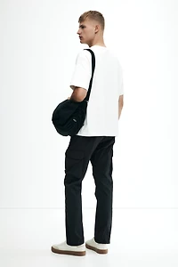 Regular-Fit Nylon Cargo Pants