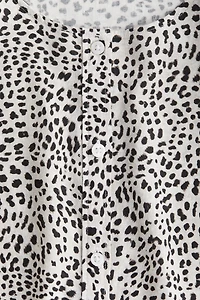 Blouse en lin mélangé