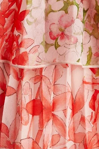 Pleated One-Shoulder Dress