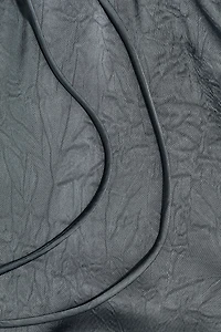 Crinkled Satin Pants