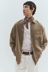 Loose-Fit Button-Down Shirt