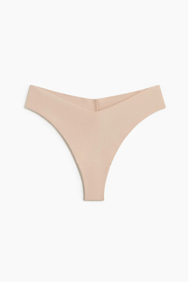 3-Pack Invisible Cotton Brazilian Briefs