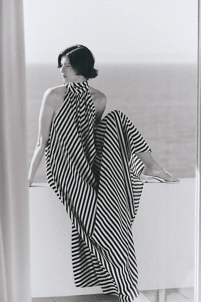 Tie-Detail A-Line Dress