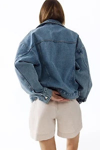 Short MAMA en lin mélangé